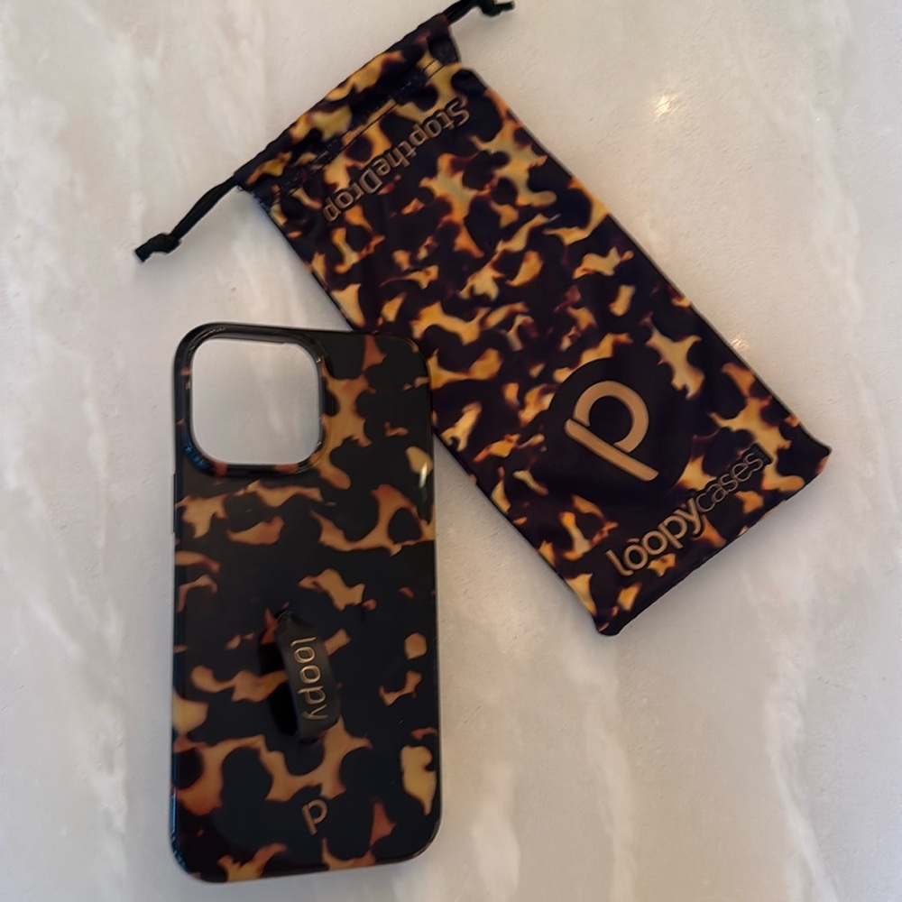 Loopy IPhone 13 Pro Max Tortoise Shell Phone Case